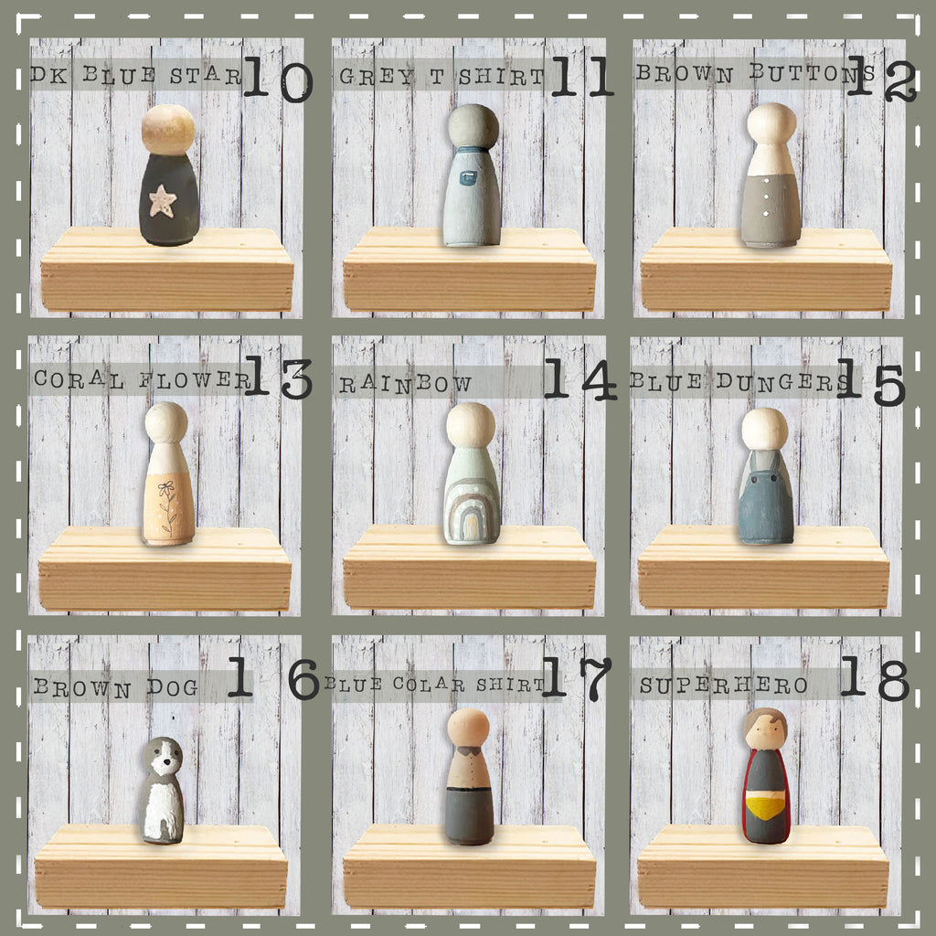 Peg Doll Scene - Called by Name 13690