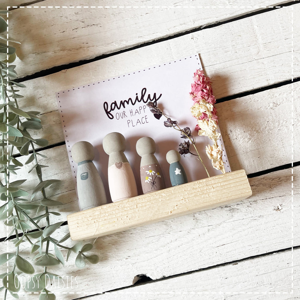 Peg Doll Scene - Family 13811