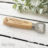 Personalised Bottle Opener - Bottle & Glass 13843