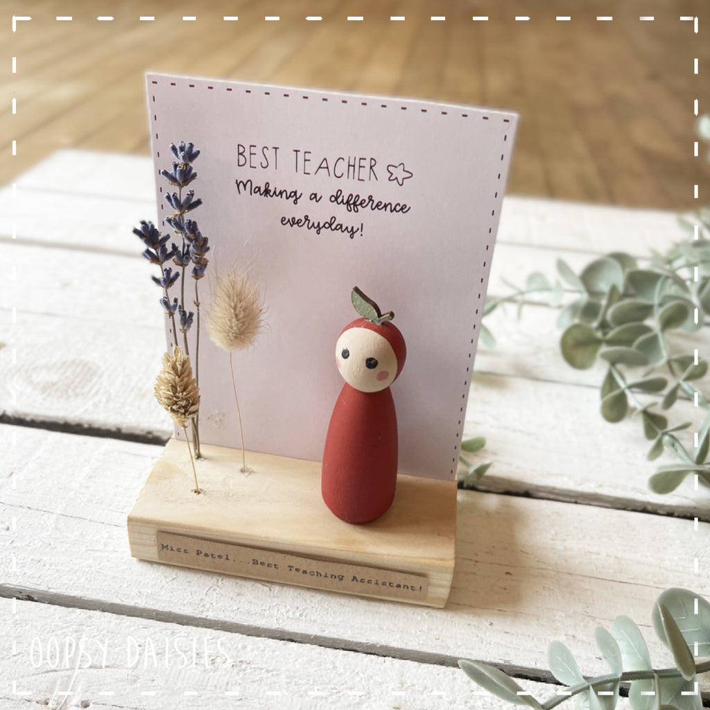 Peg Doll Scene - Best Teacher 13862