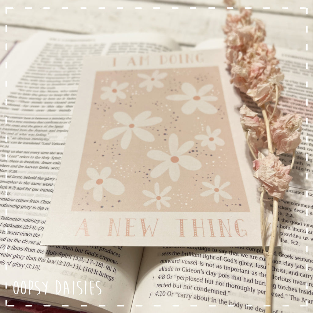 Print / Postcard Flowers - A New Thing 13876