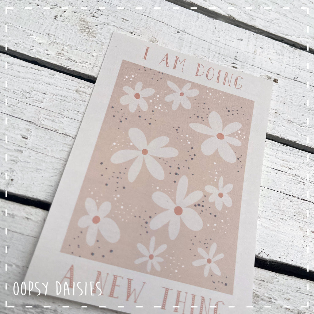 Print / Postcard Flowers - A New Thing 13876