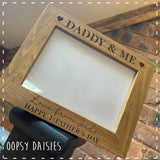 Personalised Wooden Frame - Hearts 14269