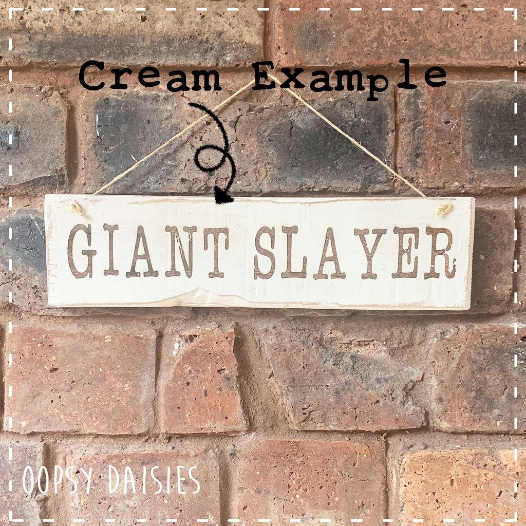 Pallet Sign - Giant Slayer 14274