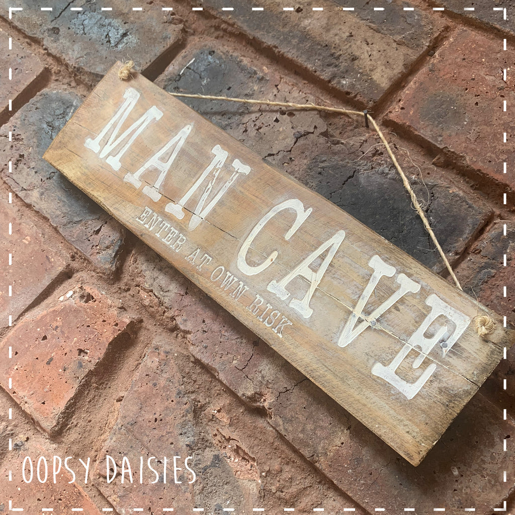 Pallet Sign - Man Cave 14276