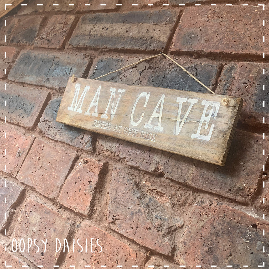 Pallet Sign - Man Cave 14276