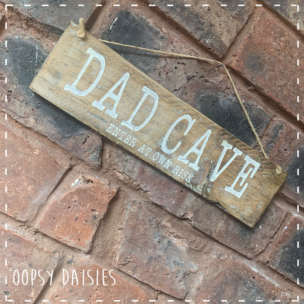 Pallet Sign - Dad Cave 14277