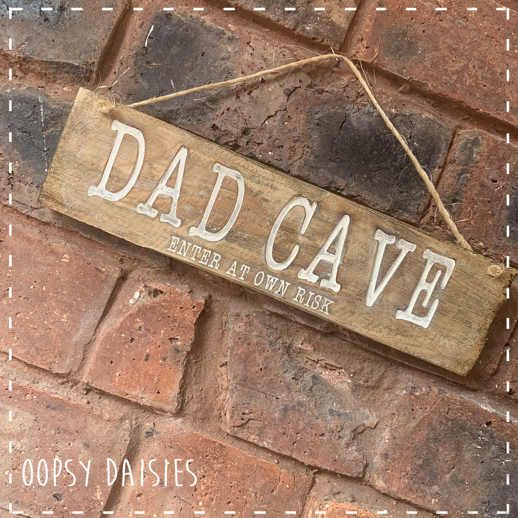 Pallet Sign - Dad Cave 14277