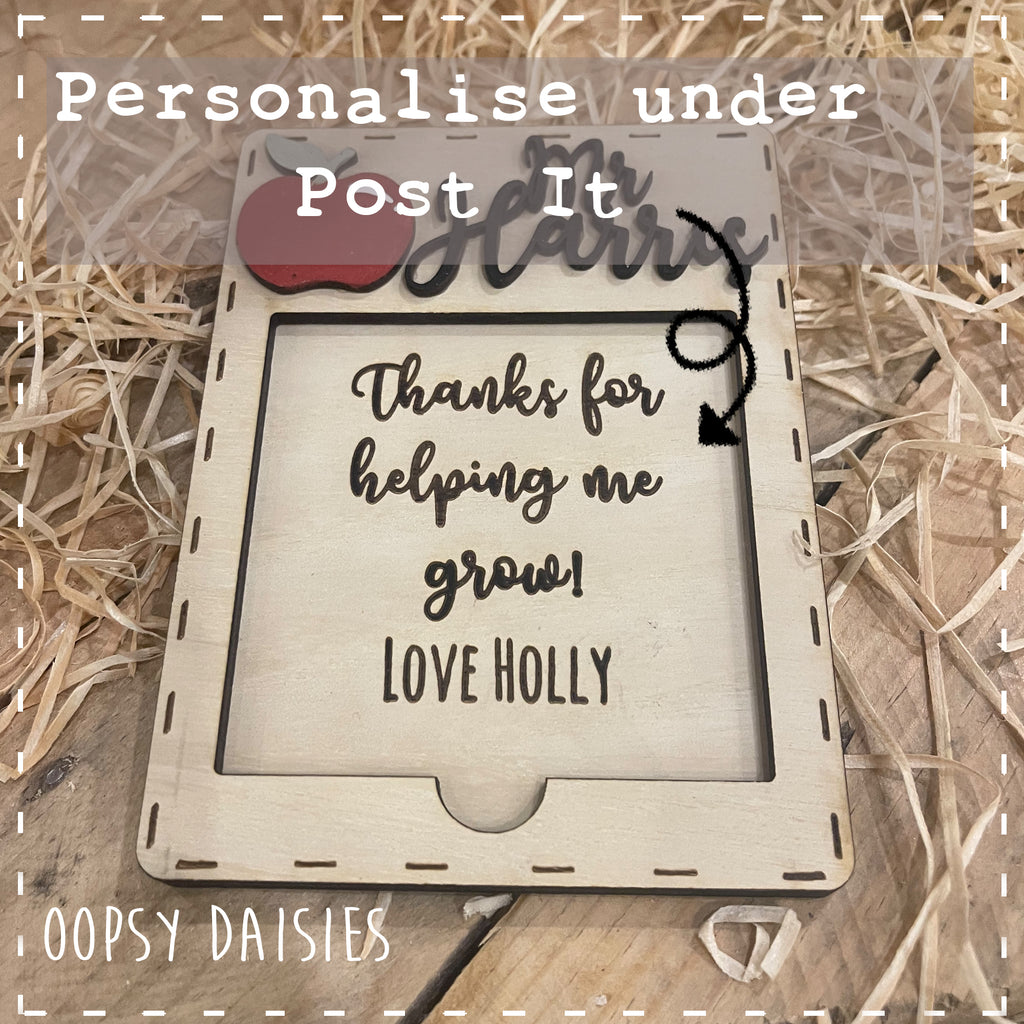 Post It Note Holder - Apple 14303