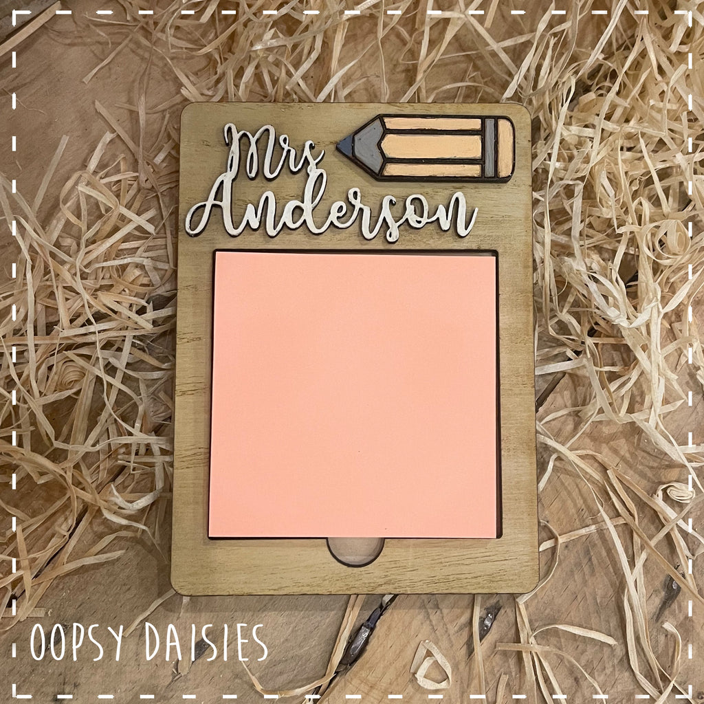 Post It Note Holder - Crayon 14304