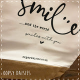 Canvas Tote Bag - Smile 14461