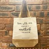 Canvas Tote Bag - Overthink Things 14462