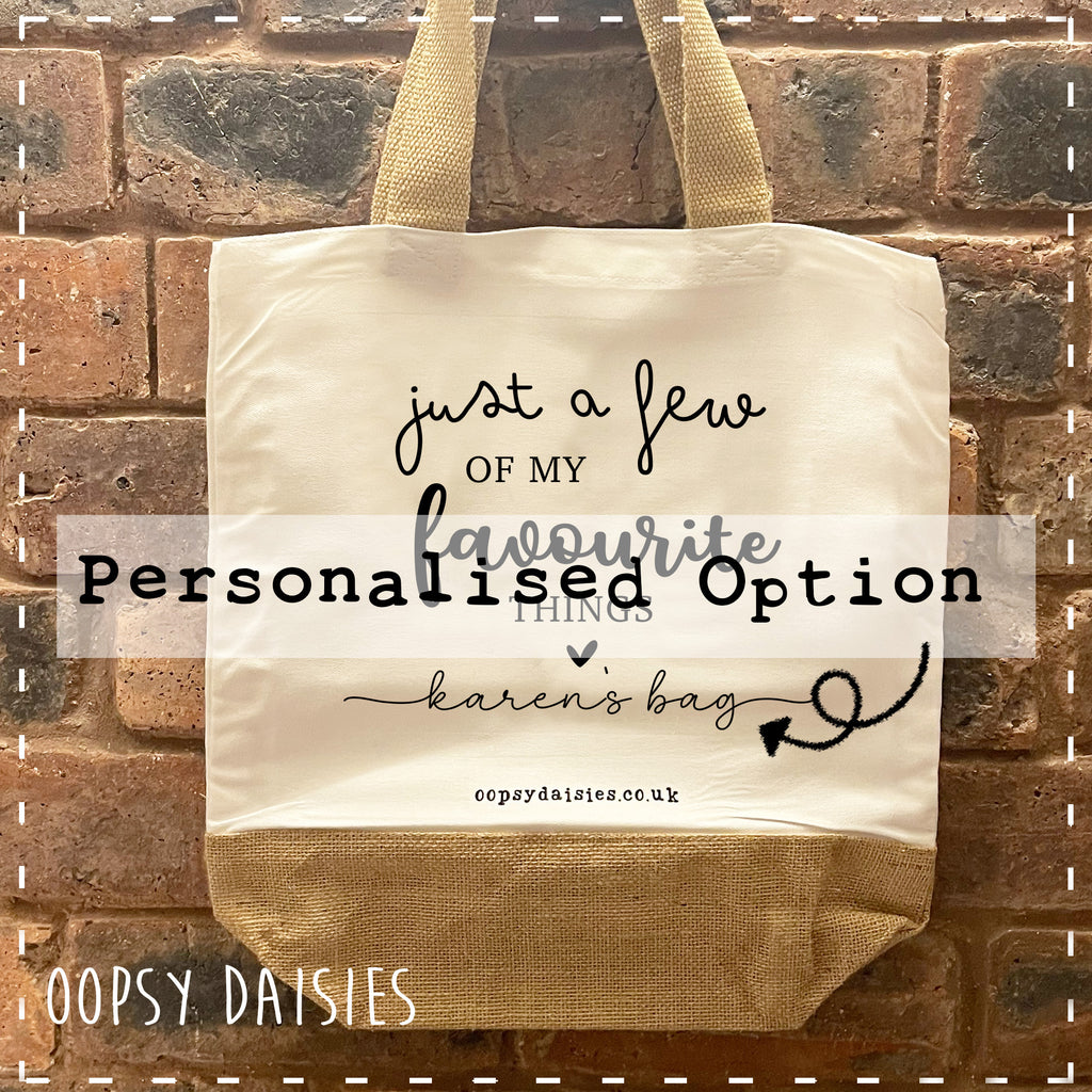 Canvas Tote Bag - Favourite Things 14464