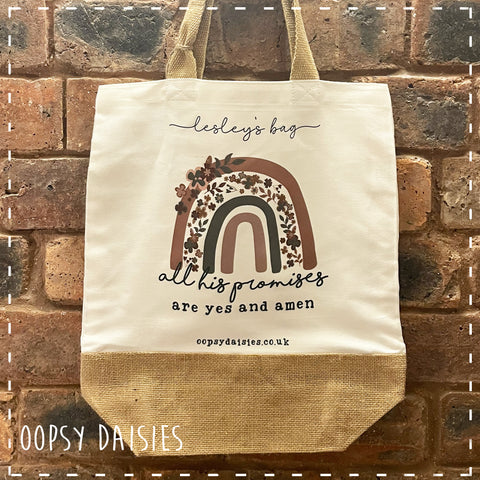 Canvas Tote Bag - All His Promises 14465