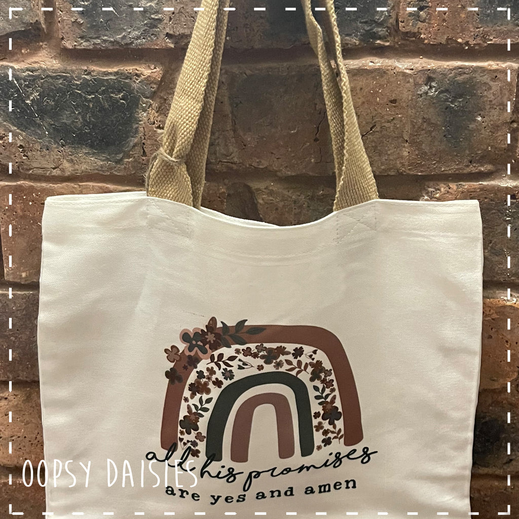 Canvas Tote Bag - All His Promises 14465