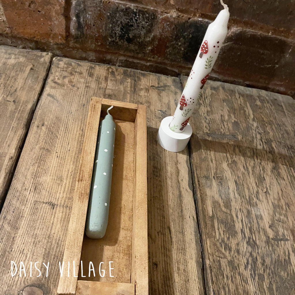 Hand Painted Toadstool Candle Gift Set 14475