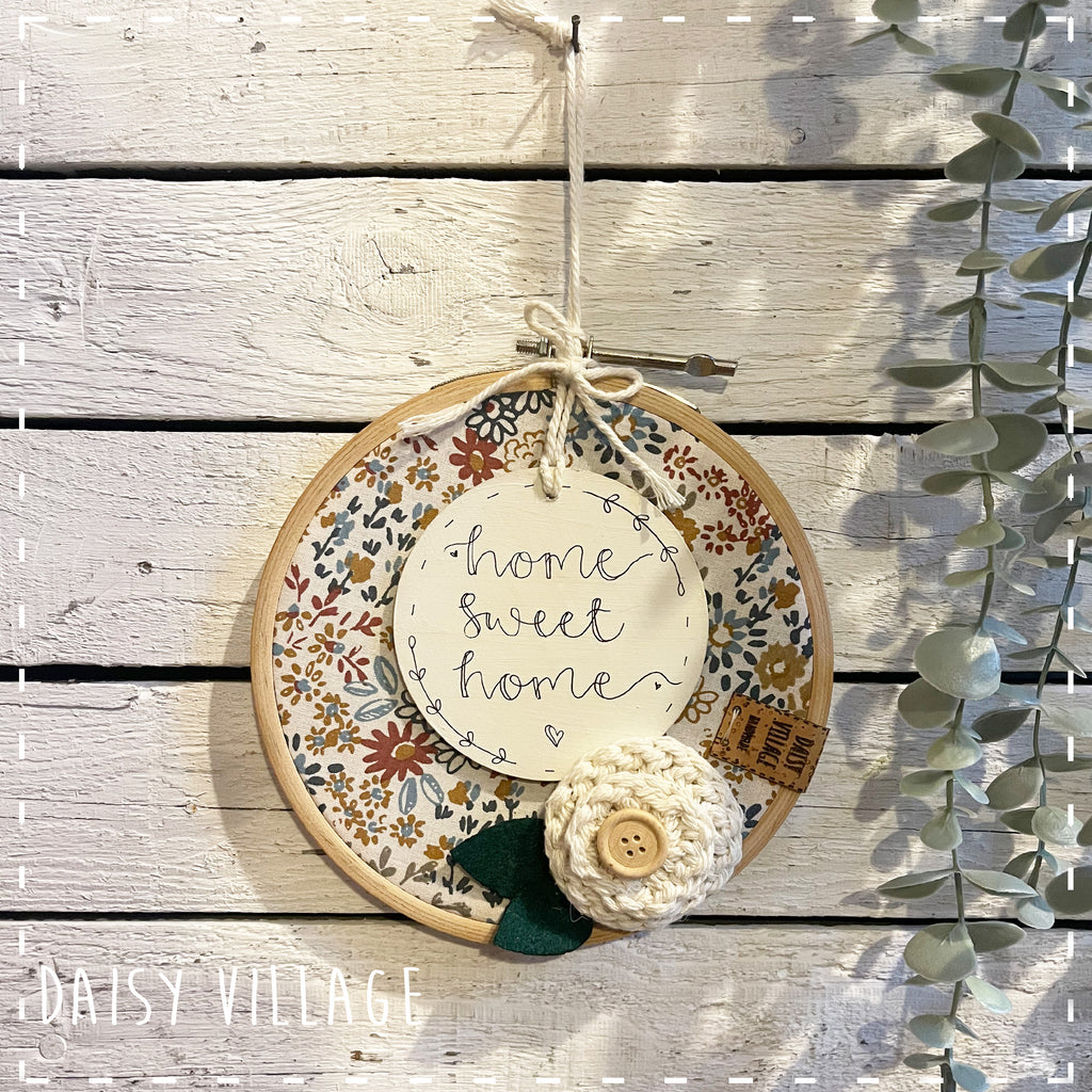 Embroidery Hoop - Home Sweet Home 14478