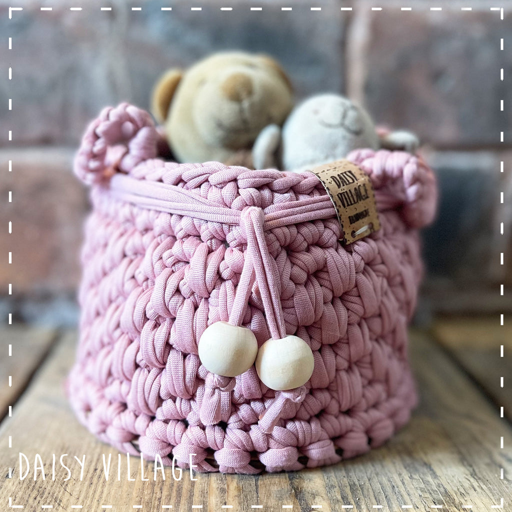 Crochet Medium Basket 14486