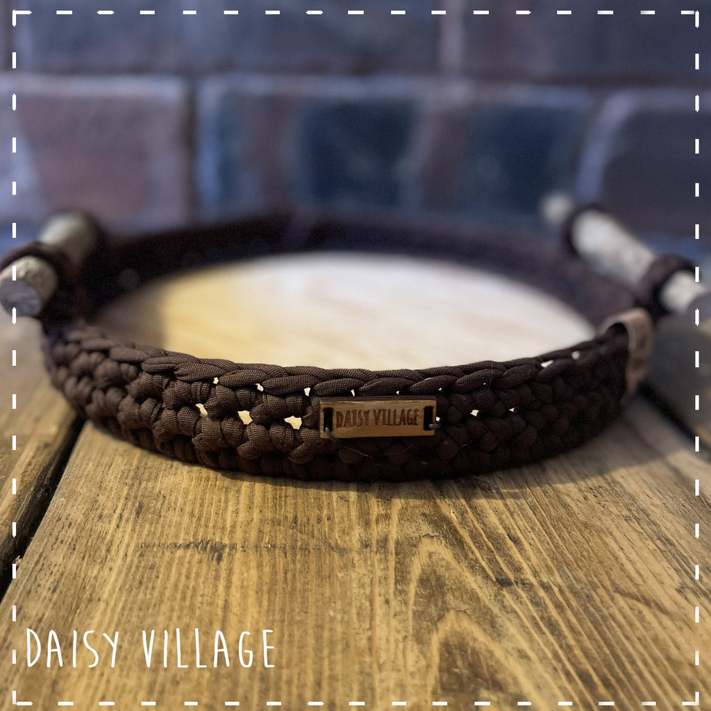 Crochet Storage Basket Tray 14488