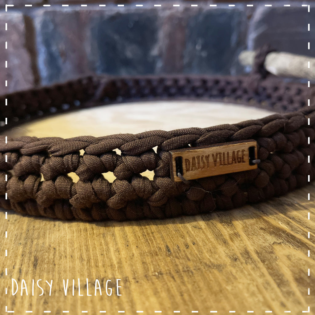 Crochet Storage Basket Tray 14488