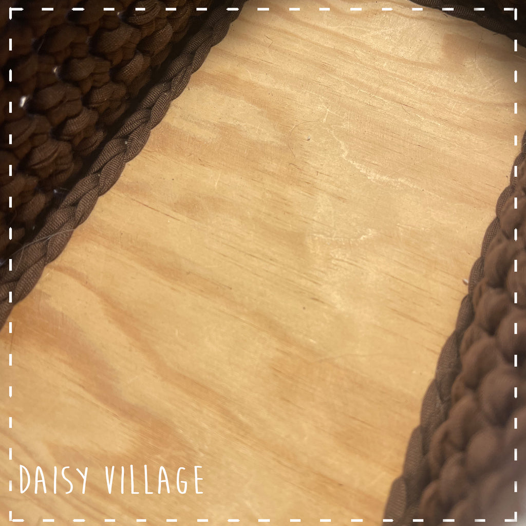 Crochet Oblong Storage Basket 14489