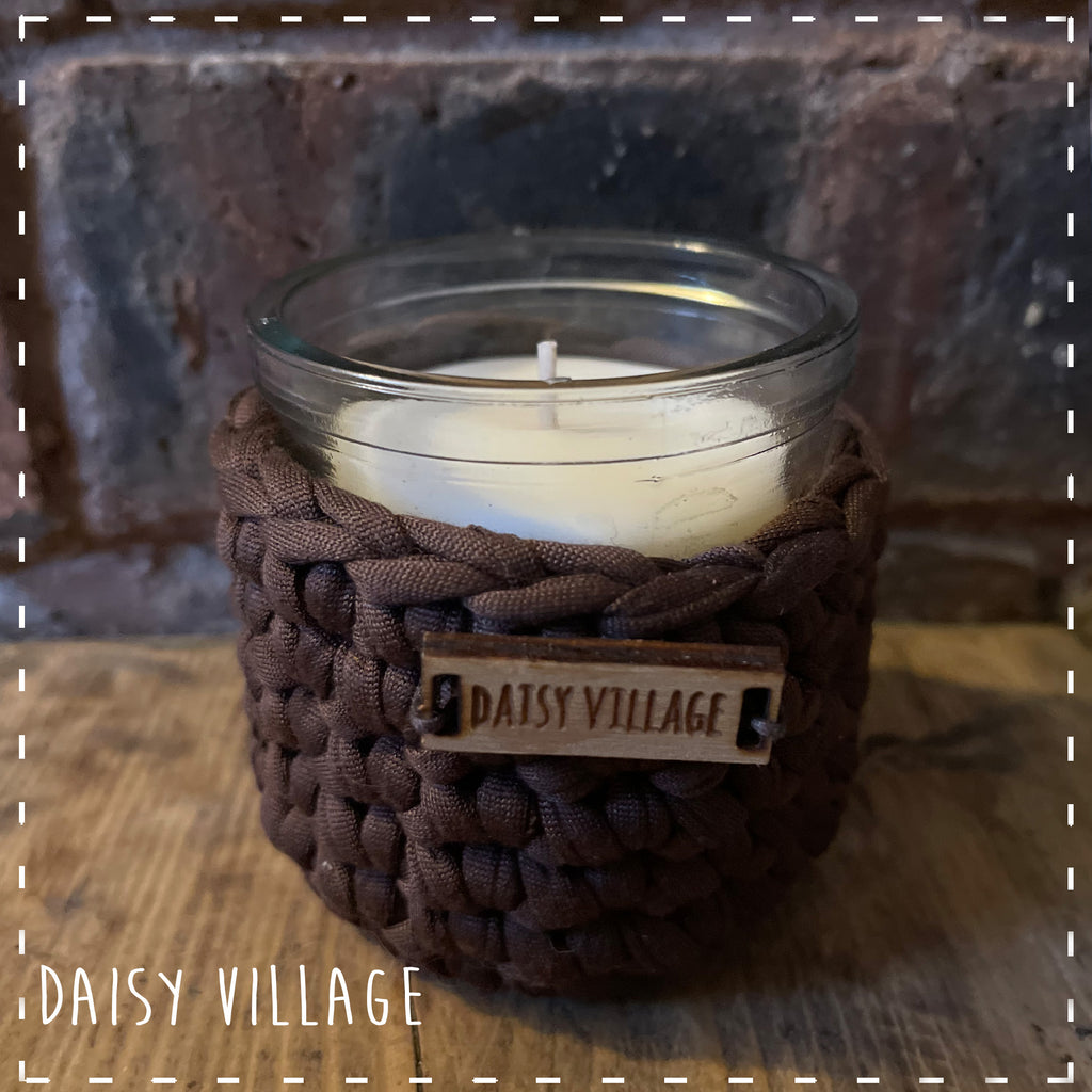 Personalised Crochet Candle Pot 14491