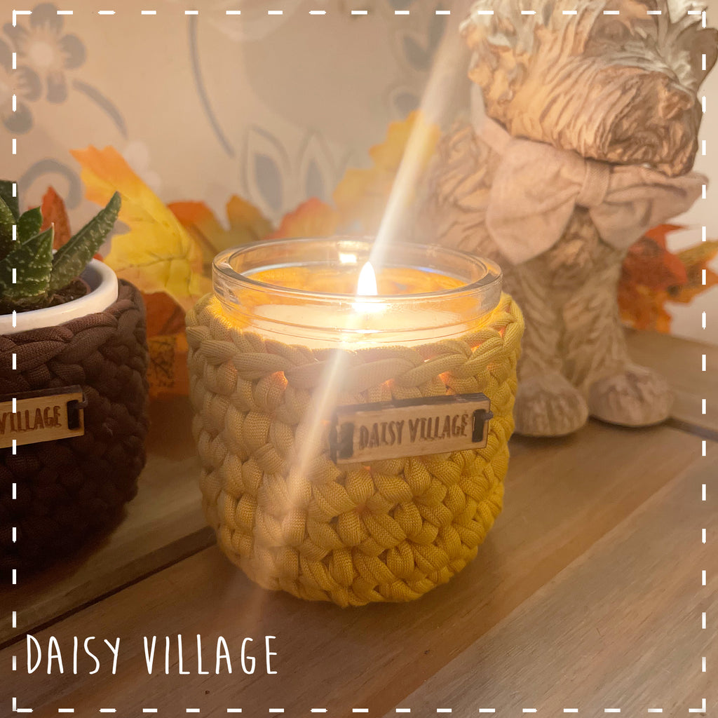 Personalised Crochet Candle Pot 14491
