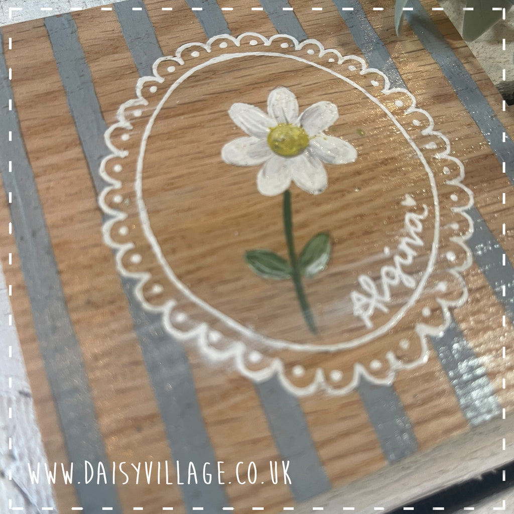Coaster Wooden Personalised - Daisy 14502