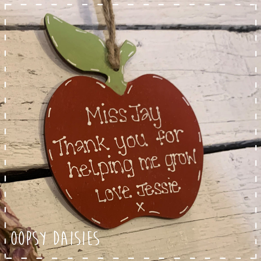 Large Apple Plaque 3505