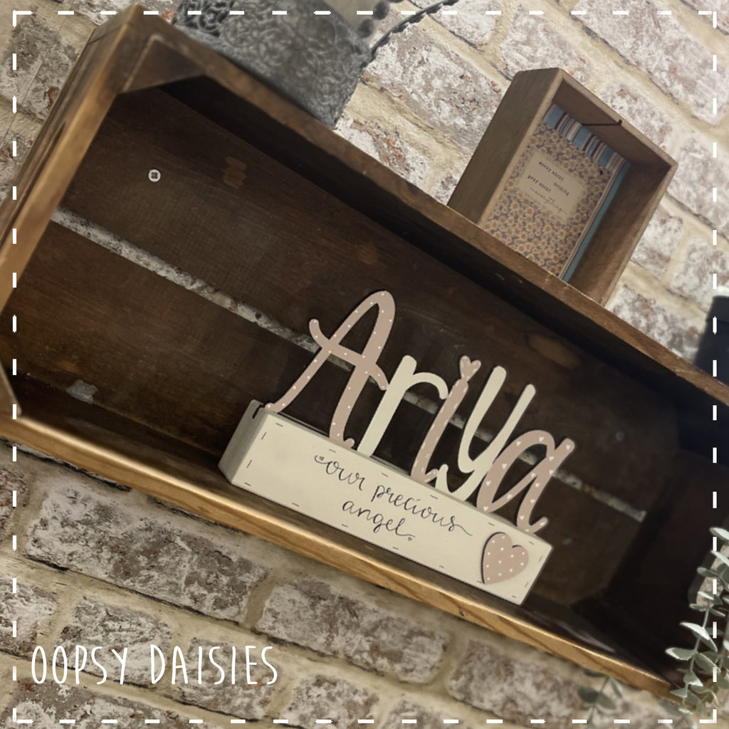 Personalised Name on Block 8590