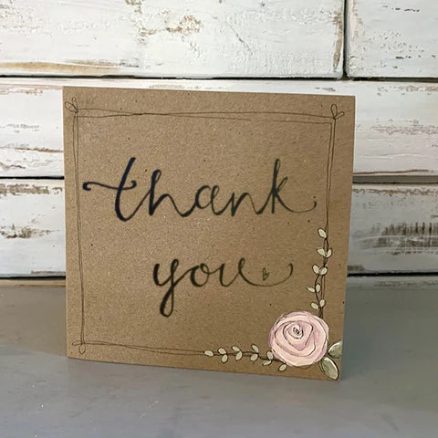 Personalised Card / Postcard - Rose 9876