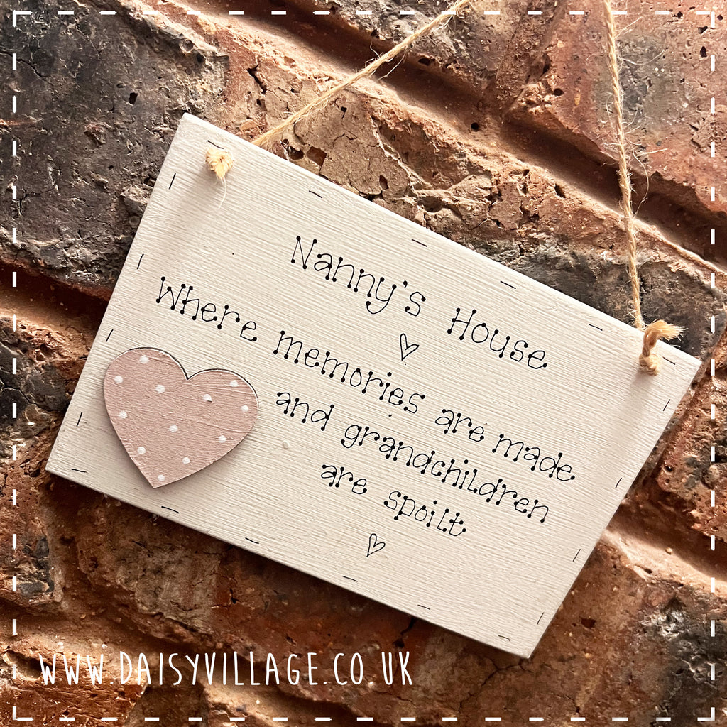 Md Sq Plaque - Nanny's House 4272