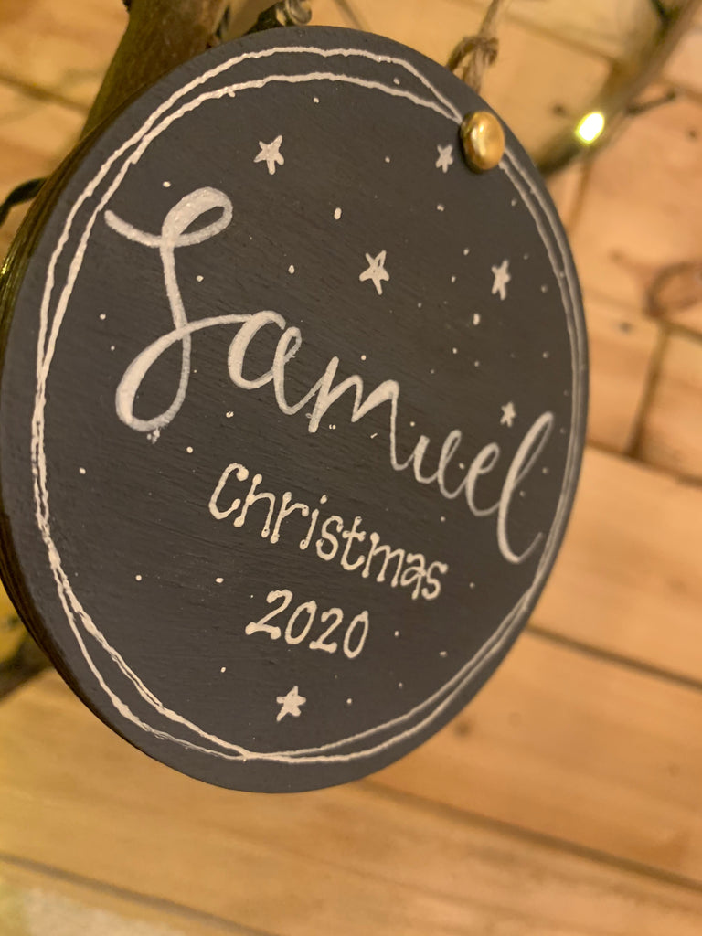 Personalised Layered Bauble - Stag 10751