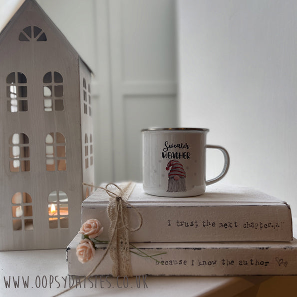 Gnome Enamel Mug - Sweater Weather 12157