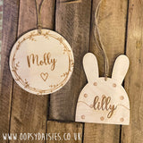 Personalised Name Tag - Bunny 12731