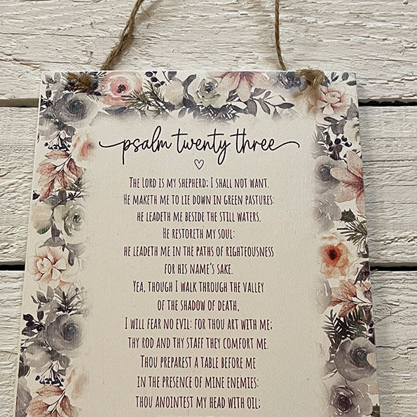 Plaque A5 - Psalm 23 13051