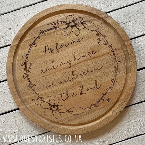 Chopping Board Round- As For Me 13072