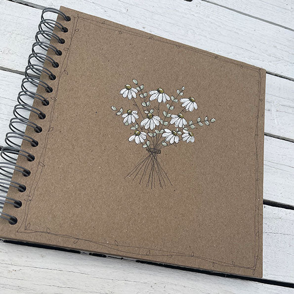 Personalised Scrapbook Brown - Bunch of Daisies 13094