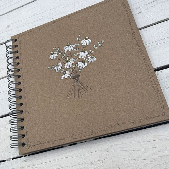 Personalised Scrapbook Brown - Bunch of Daisies 13094
