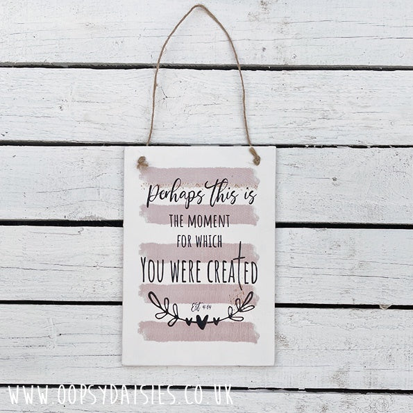 Plaque A5 - For which you were created 13099