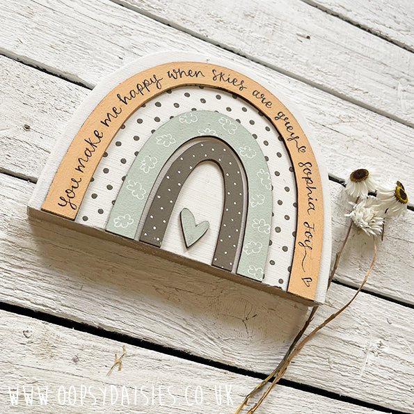 Rainbow Block - Coral 13178