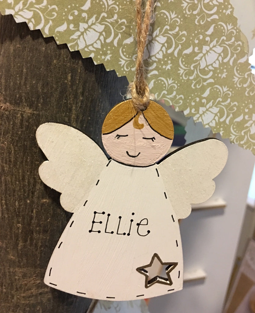 Personalised Wooden Angel 5273