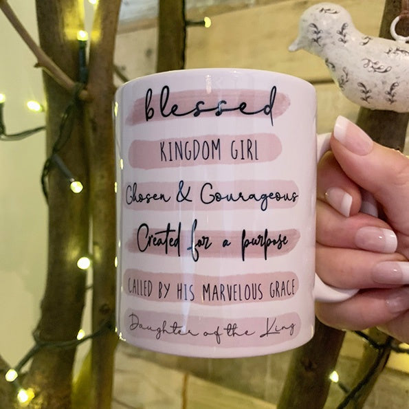 Highlights 10oz Mug - Scripture Wording Pink 10702