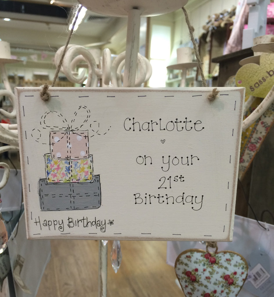 Oopsy Daisies Painted Design Sm Plaque - Present 3708