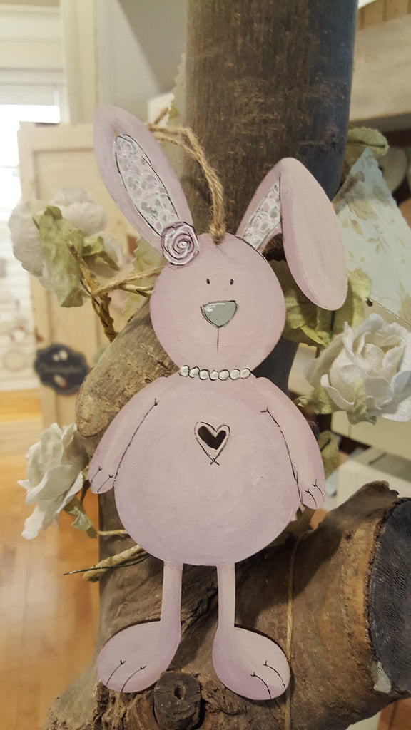 Personalised Caramel Bunny Plaque - 8769