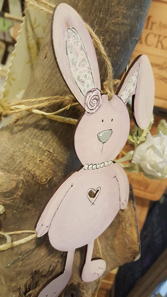 Personalised Caramel Bunny Plaque - 8769