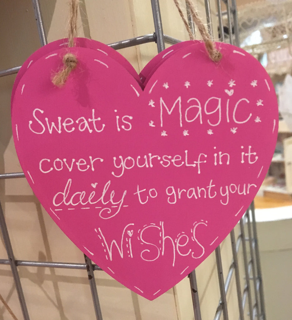 Heart Plaque 10cm 893