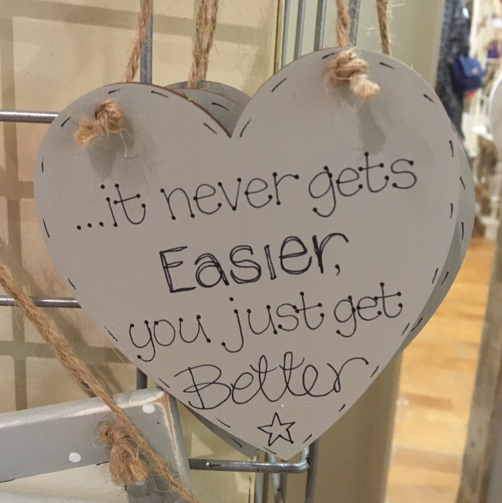 Heart Plaque 10cm 893