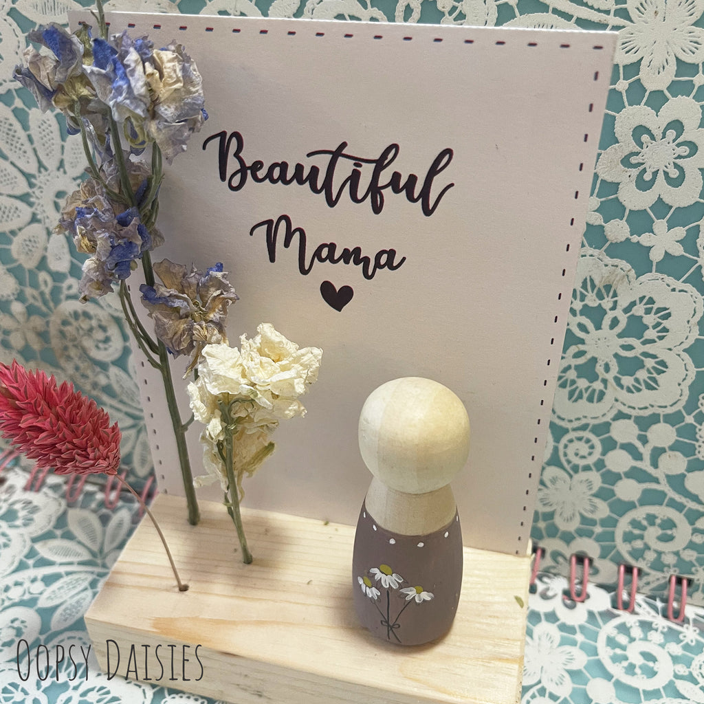 Peg Doll Scene - Beautiful Mama 13694