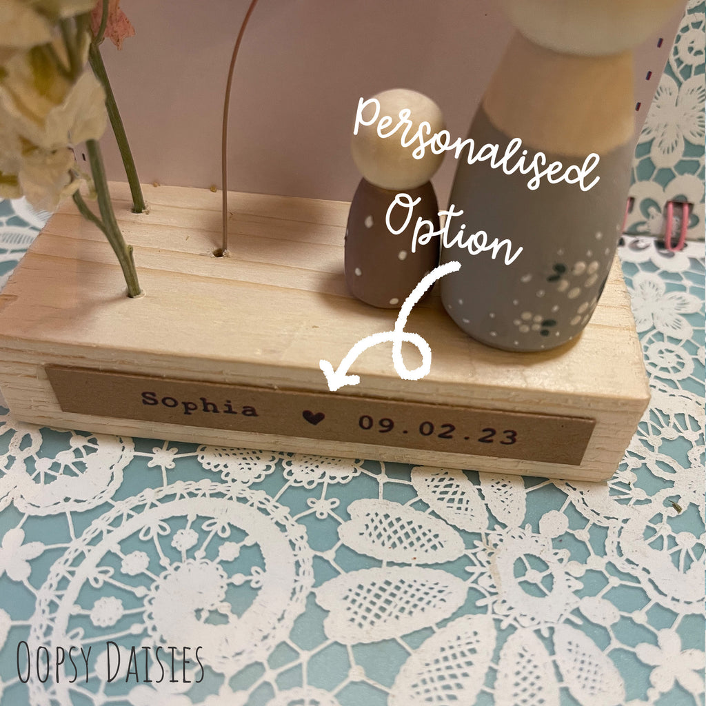 Peg Doll Scene - You are my World 13688